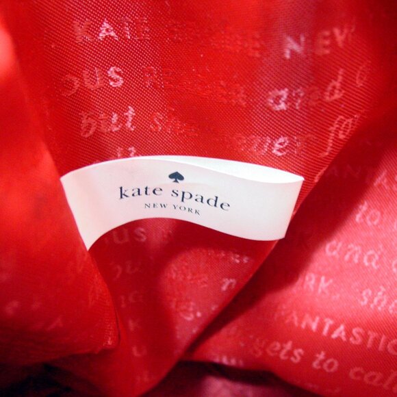 KATE SPADE Veranda Place Evie $268 Patent Leather Bow Tote Bag - Picture 10 of 12